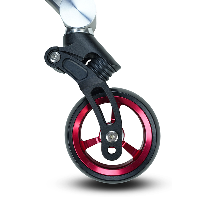 杰出辅具 ET外星人减震前叉 轮椅前轮前叉